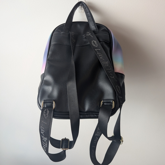 Luv Betsey by Betsey Johnson Mini Backpack Quilted Rainbow Betsey Johnson Bag - Picture 4 of 14